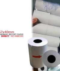 [1 Pack x 10Rolls] Nets Machine Paper | Direct Thermal Printing Paper