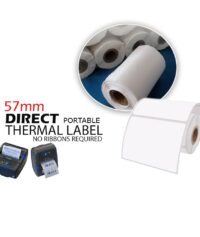 Mini Blank Direct Thermal Labels 54 x 40mm | 5 Rolls x 150pcs