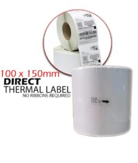 Blank Direct Thermal Labels 100mm x 100mm | 1 Roll x 500pcs