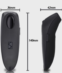 symcode sc3250 bluetooth barcode scanner dimensions